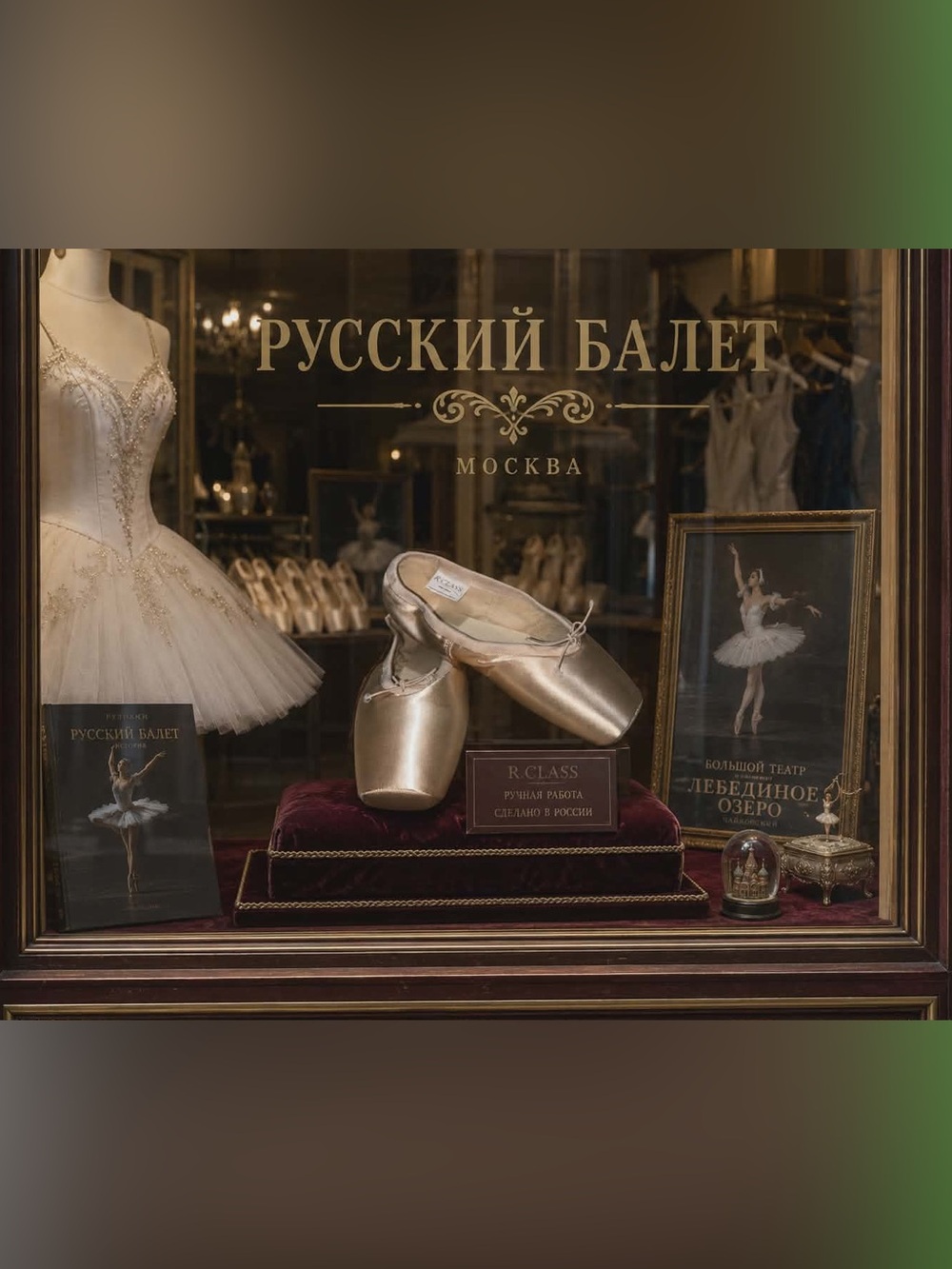 R Class RC-47 Iridesence Pointe Shoes 240 mm 4W handmade Russian Ballet shoes